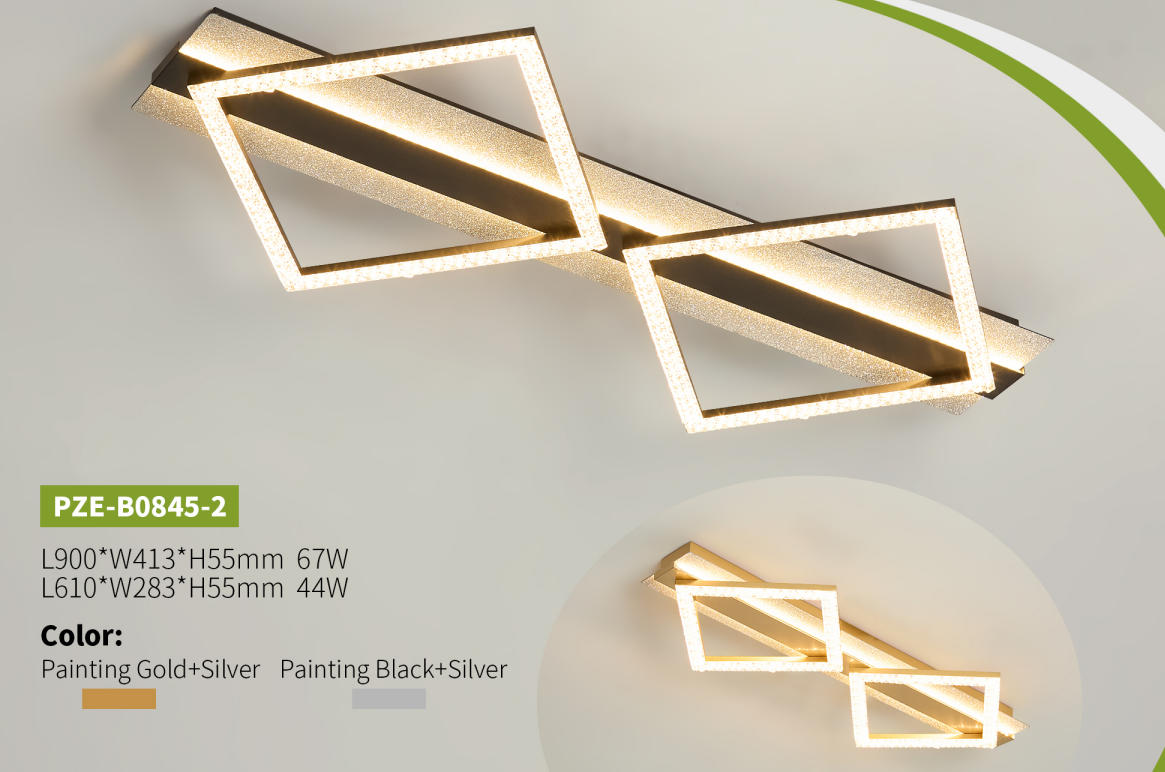 Modern Geometric Ceiling Light - Image 2
