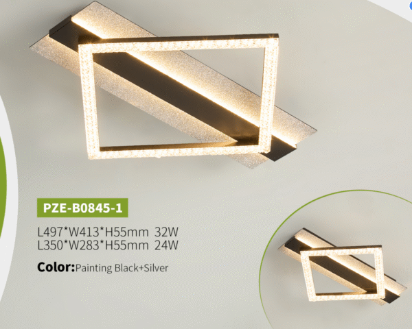 Modern Geometric Ceiling Light - Image 2