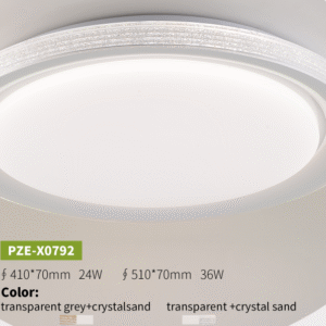 Circular Modern Minimalist Crystal Chandelier - Image 2