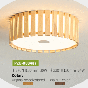 Rustic Bamboo and Rattan Art Lighting Fixtures, Creative Modern Ceiling Lights - Image 3