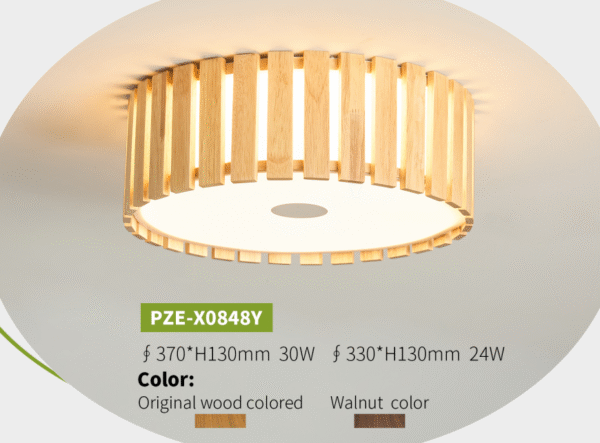 Rustic Bamboo and Rattan Art Lighting Fixtures, Creative Modern Ceiling Lights - Image 3
