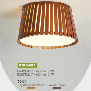 Japanese style pendant lamp, tatami lamp, bamboo lamp. - Image 2