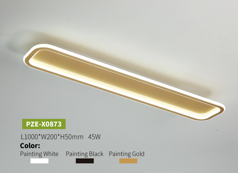 Modern minimalist long ceiling light for bedroom walk-in closet - Image 2