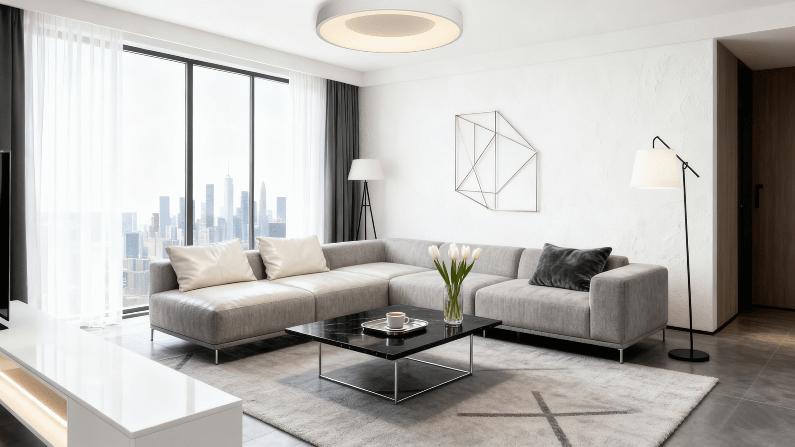 Modern Minimalist Lamp - Image 1