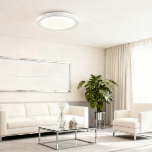 Circular Modern Minimalist Crystal Chandelier