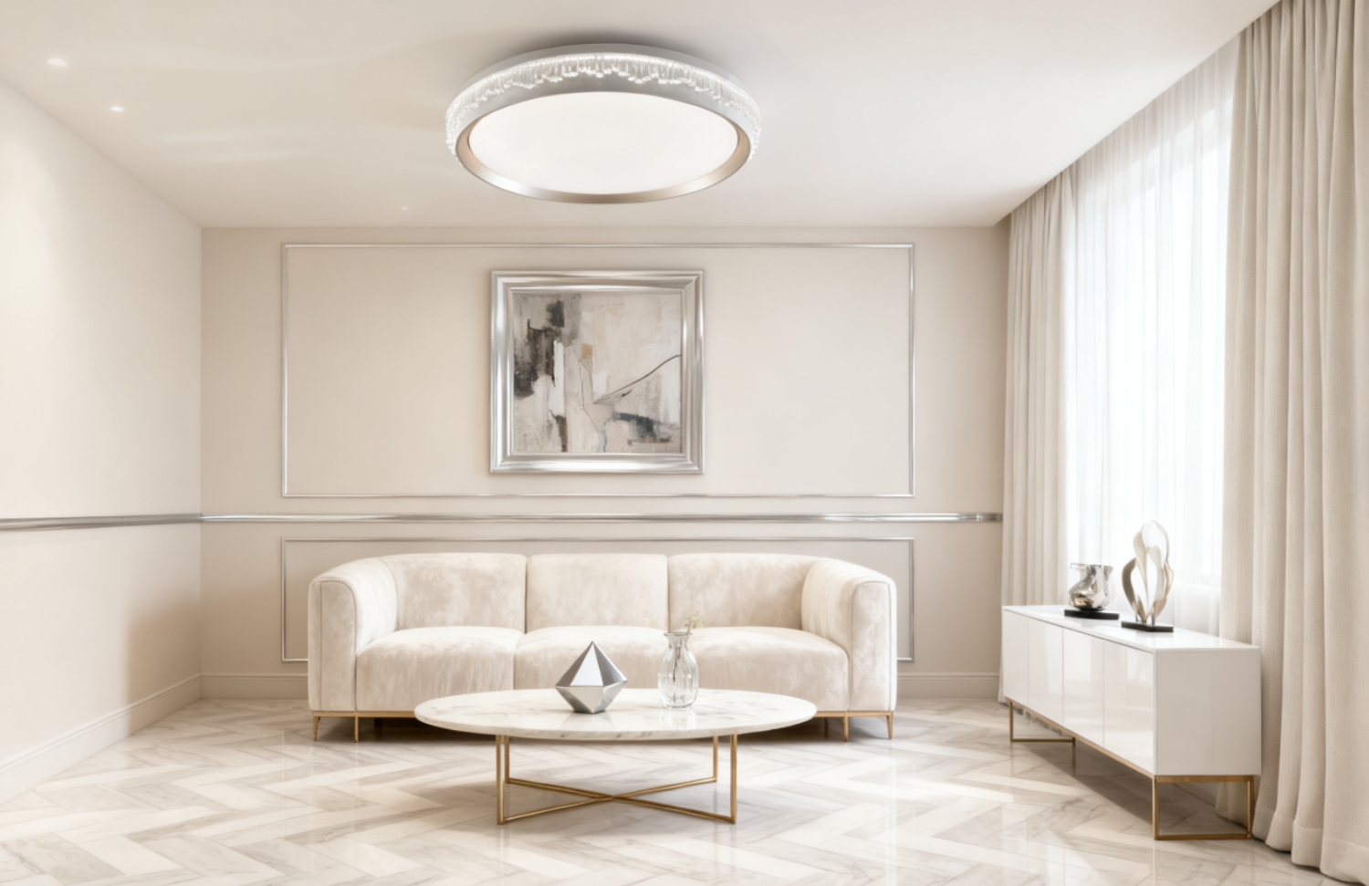 Luxury and elegant living room ceiling light - Image 1