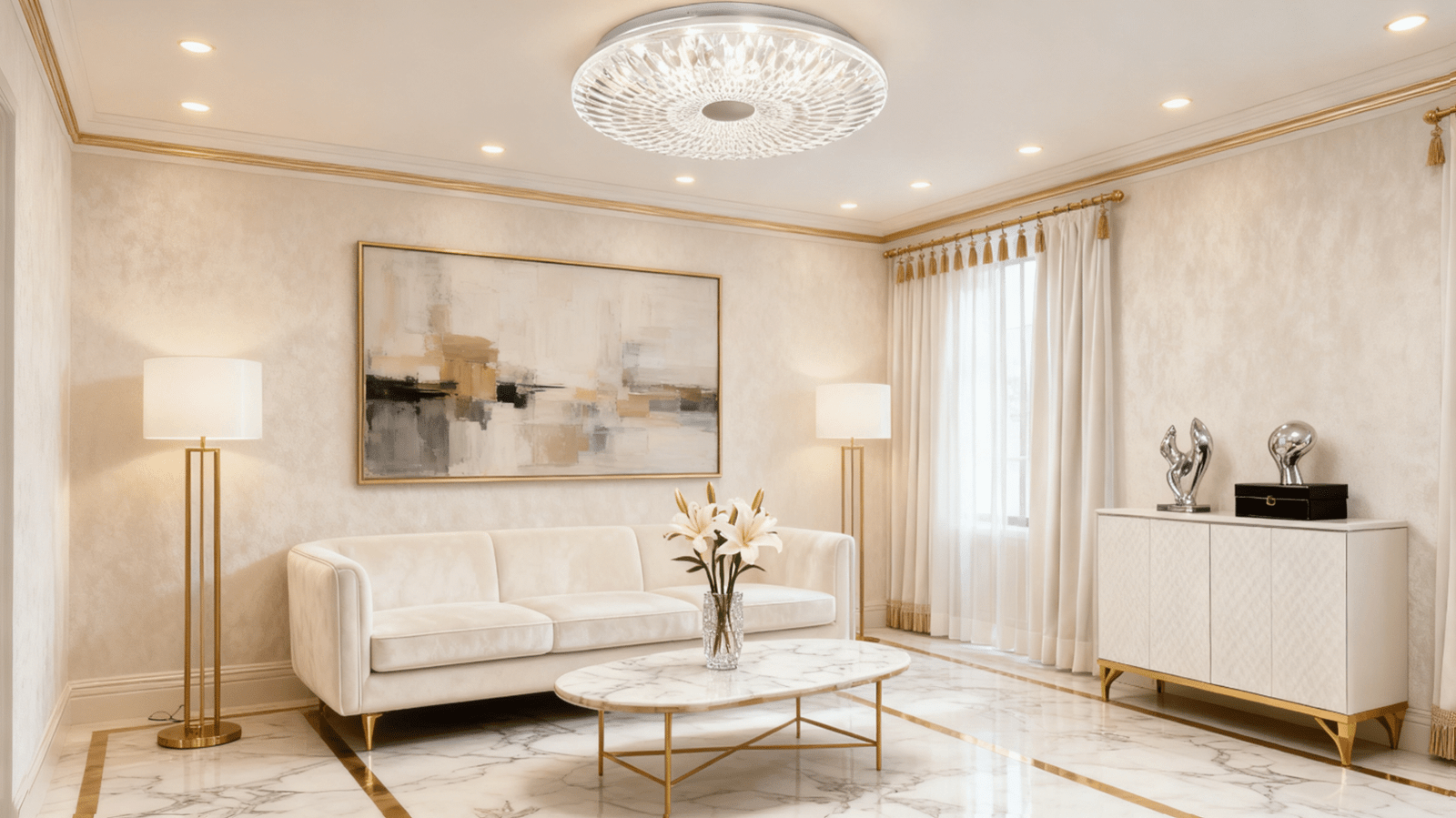 Luxury Creative Ceiling Light for Bedroom - Image 1