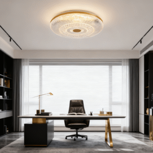 Nordic-inspired modern minimalist crystal LED lamp