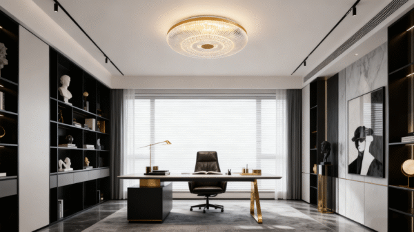 Nordic-inspired modern minimalist crystal LED lamp - Image 1