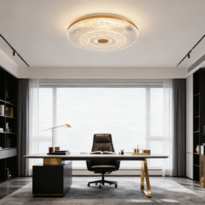 Nordic-inspired modern minimalist crystal LED lamp
