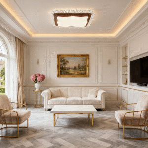 Full Spectrum Light Luxury Wood Ceiling Light