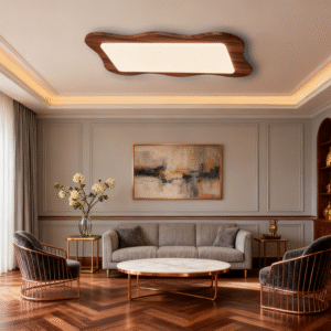 Vintage style ceiling light, retro living room/hall main light