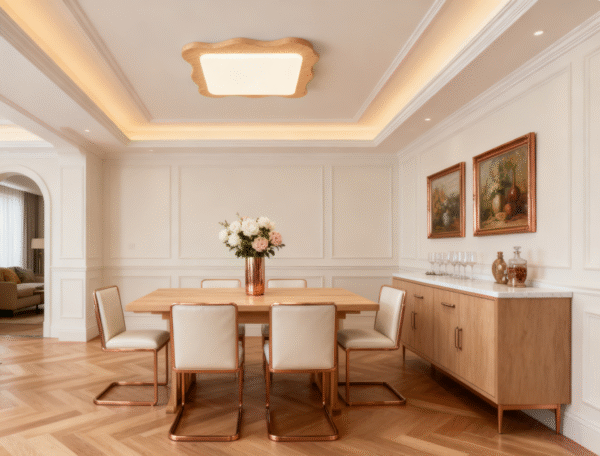 Vintage style ceiling light, retro living room/hall main light, full spectrum, whole house package, Zhongshan lighting factory direct sales. - Image 1