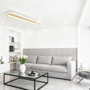 Modern minimalist long ceiling light for bedroom walk-in closet