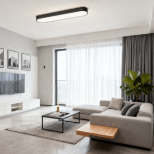 Ultra-thin, minimalist, seamless long corridor ceiling light