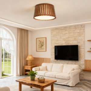 Japanese Style Bamboo Pendant Lamp