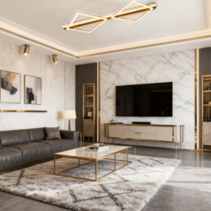 Modern Geometric Ceiling Light