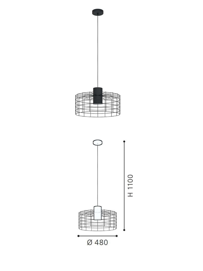 Retro Industrial E27 Base Loft Hanging Lamps Pendant Light for Restauran - Image 2