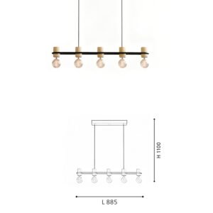 Classic Practical  Black Steel Restaurant bar Pendant Light Kitchen Island Vintage Pendant Lamp - Image 2