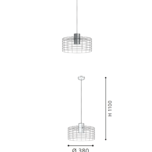 Steel pendant light Vintage Indoor Decoration Chandelier - Image 2