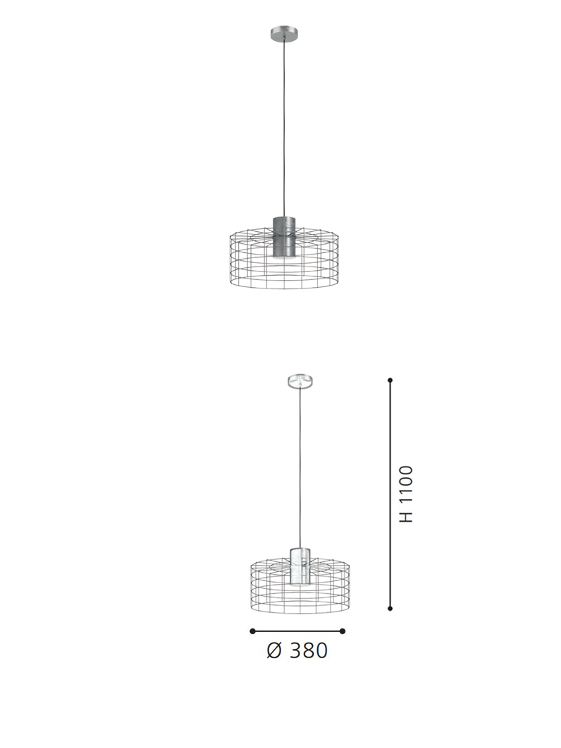 Steel pendant light Vintage Indoor Decoration Chandelier - Image 2