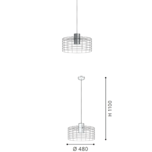 Restaurant Corridor Aisle Balcony Bedroom Shop Peandant light - Image 2