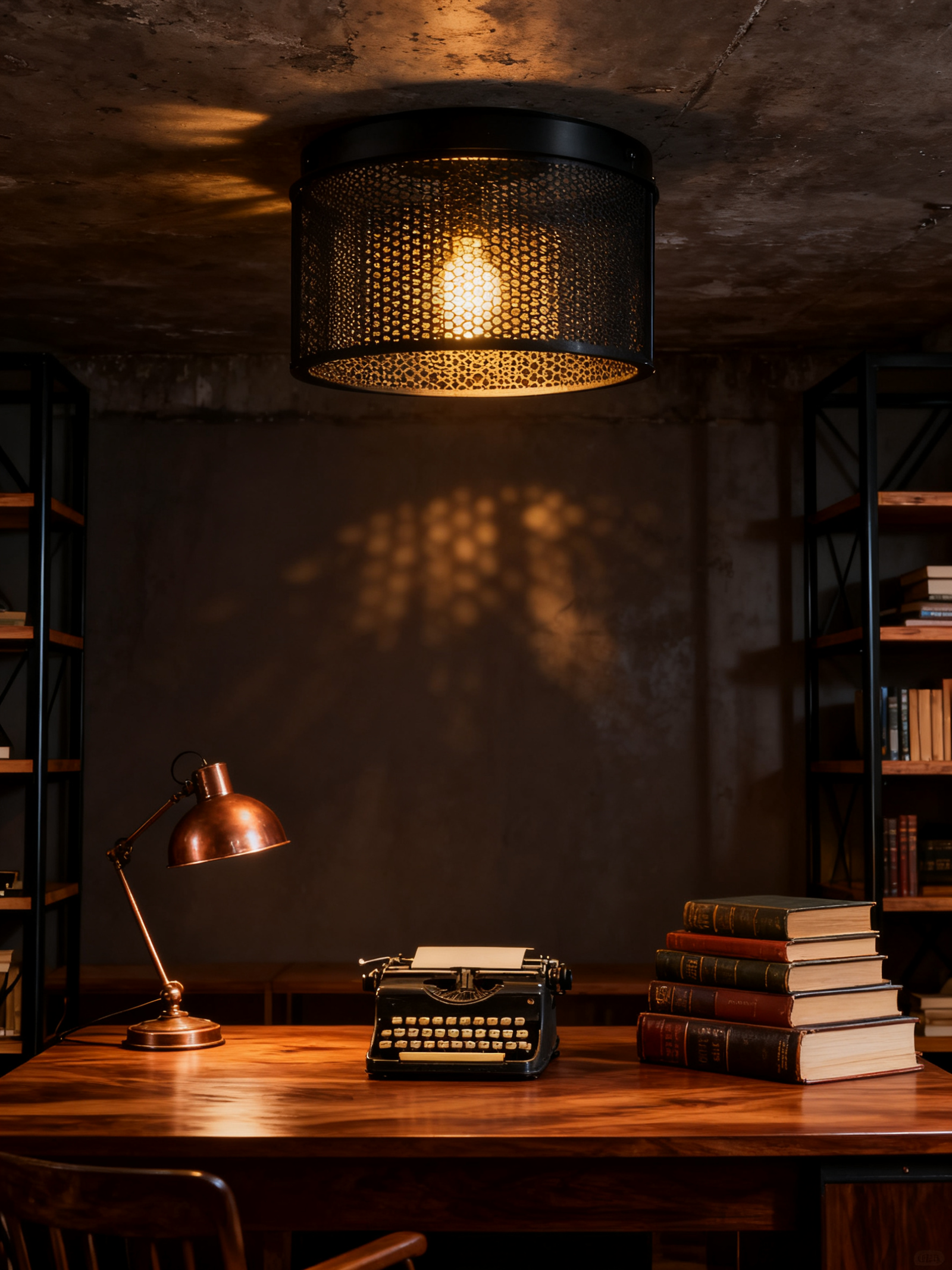 E27 Home Decorative Steel black Ceiling Lights - Image 1