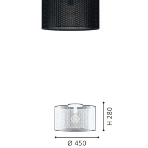 E27 Home Decorative Steel black Ceiling Lights - Image 2