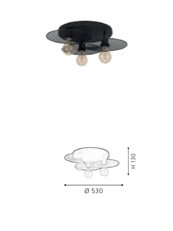 Industrial Ceiling Light, Steel Pendant Lighting Lamp for Kitchen