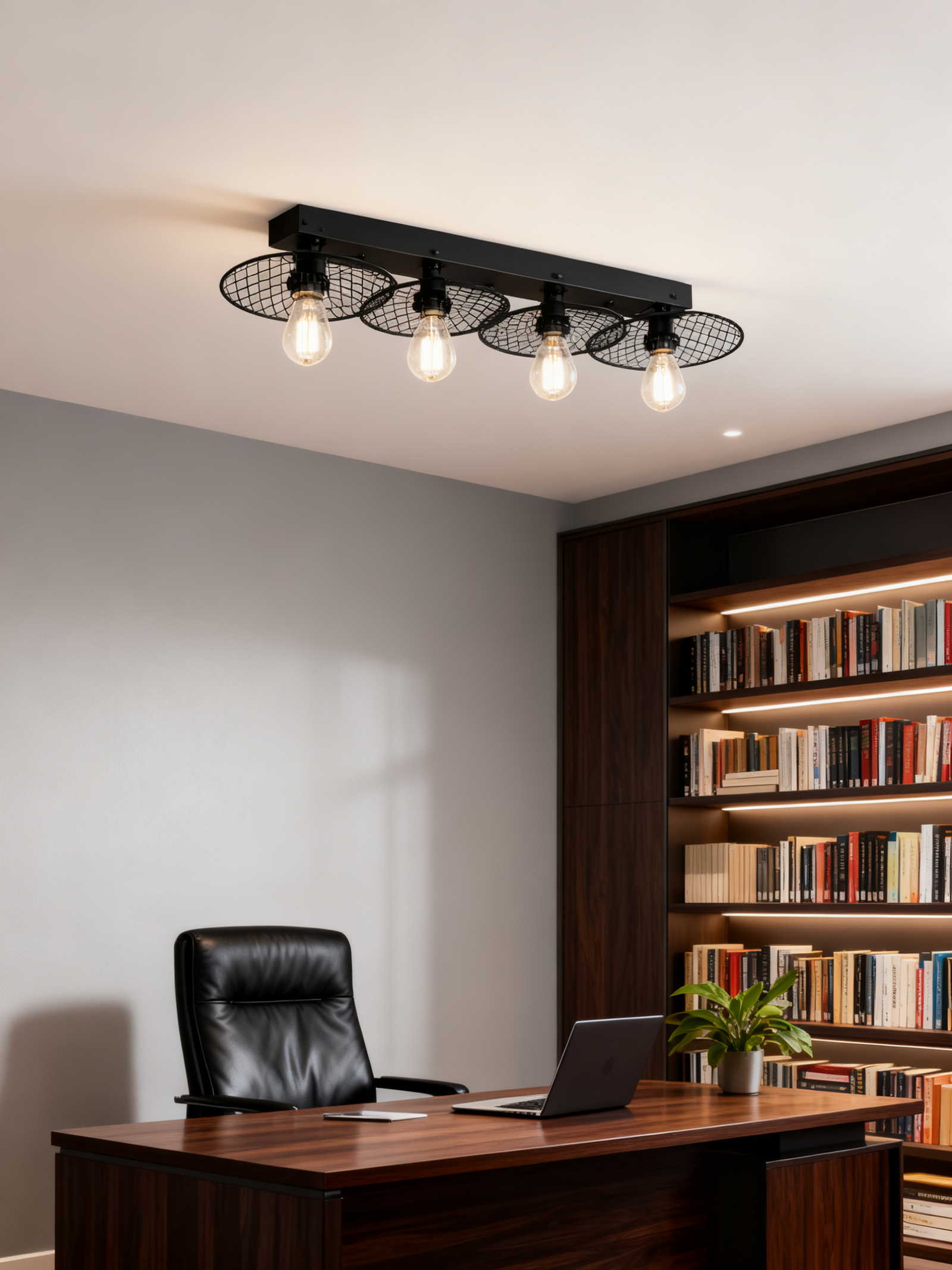 Modern Design Popular steel Net Shape Pendant with 4 lights for Indoor Room - Image 1