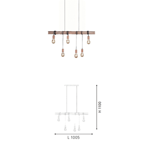 Industrial Retro Vintage Steel Chandelier Restaurant Coffee Shop Bar Commercial Lighting Pendant - Image 2