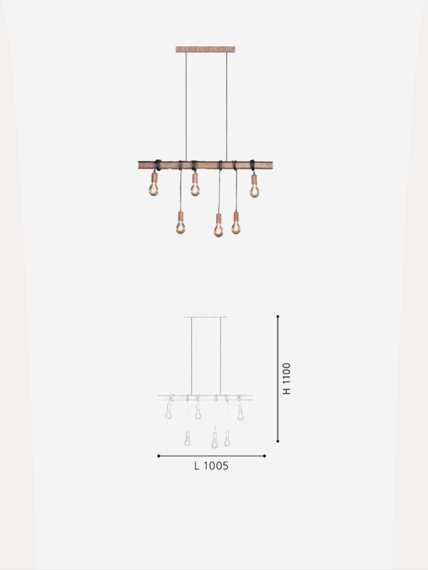 Industrial Retro Vintage Steel Chandelier Restaurant Coffee Shop Bar Commercial Lighting Pendant