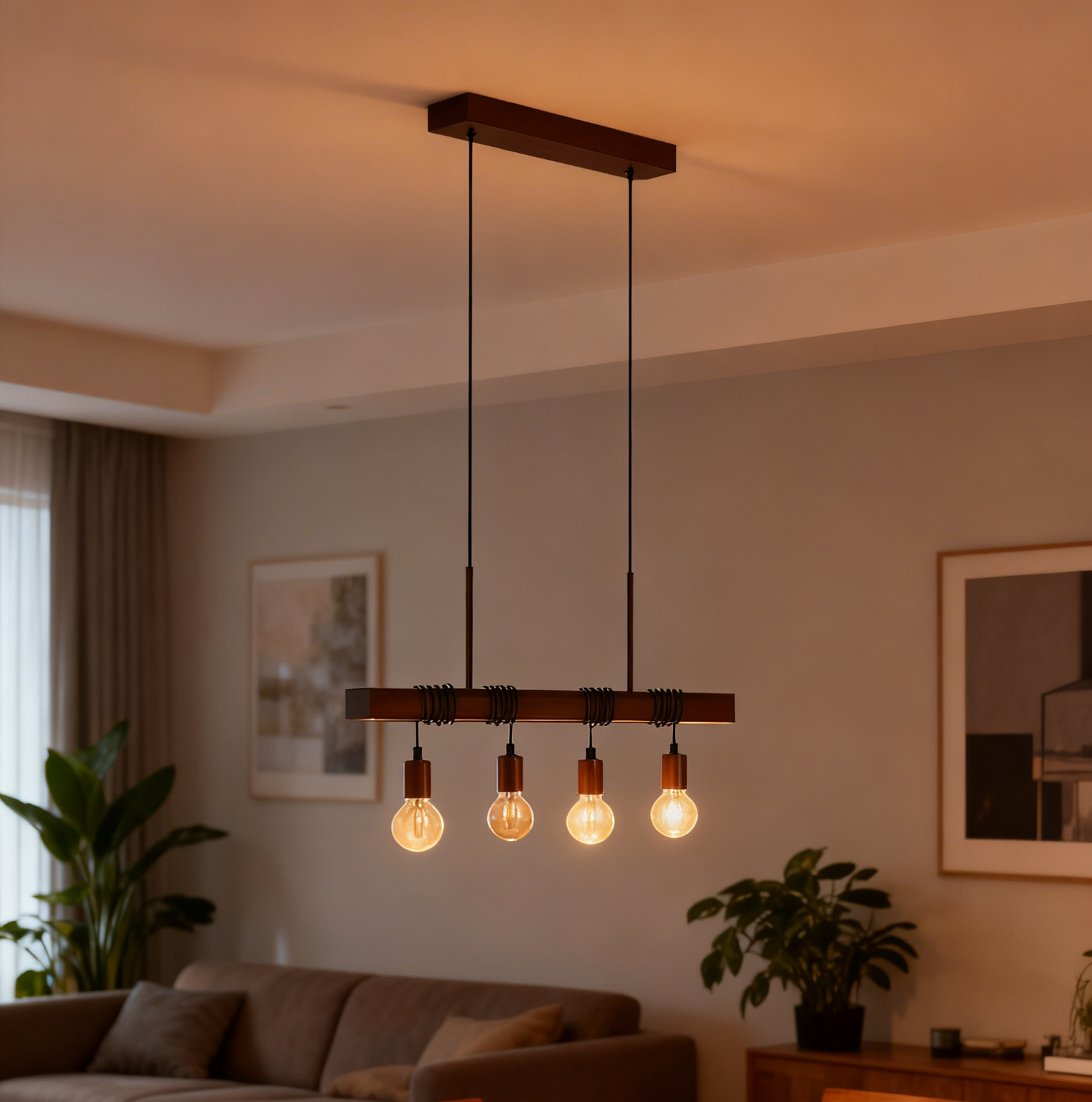 Classic Practical Black Steel Restaurant bar Pendant Light Kitchen Island Vintage Pendant Lamp - Image 1