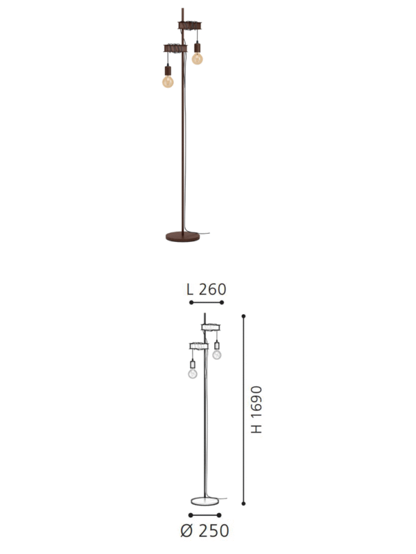 Elegant Modern Floor Lamp for Living  Supply for Corner Decoration