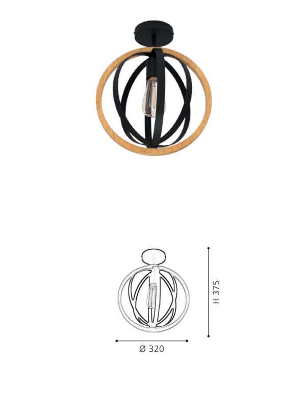 E27 Art  Aisle Ceiling Light New Creative Personality Entryway Corridor Balcony Ceiling Light