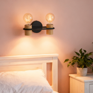 Indoor Modern Wall Decor Light Vintage Steel Wall Sconce Light for Home Hotel Restaurant Bedside Living Room Decoration Lighting