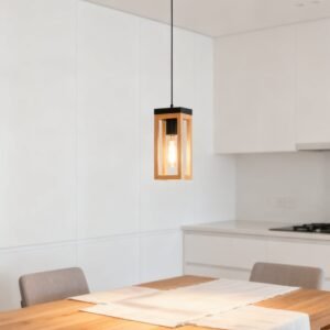 E27 Indoor Dining Room Hanging Pendant Light Black Industrial Pendant Light for Kitchen Island