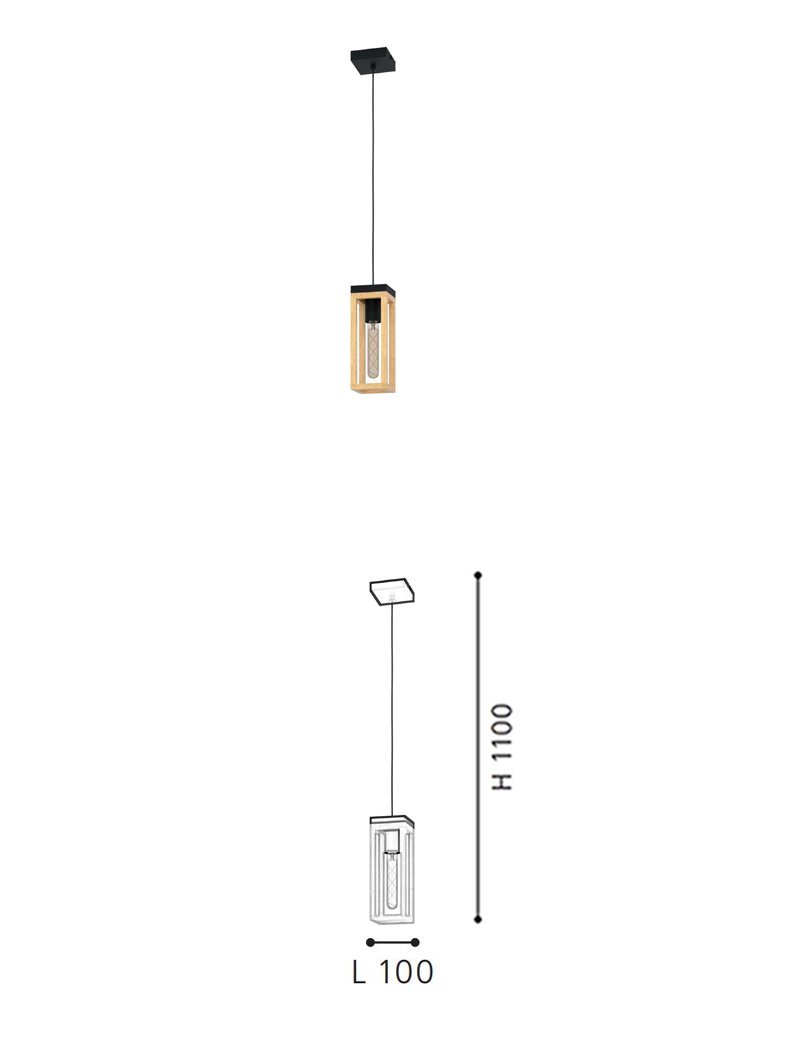 E27 Indoor Dining Room Hanging Pendant Light Black Industrial Pendant Light for Kitchen Island - Image 2