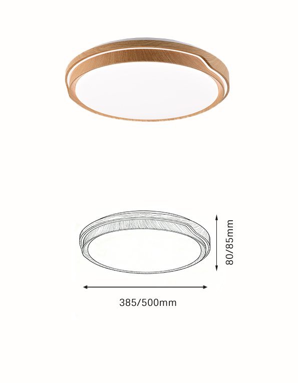 Modern Minimalist Eye-Protecting LED Ceiling Light - Image 2