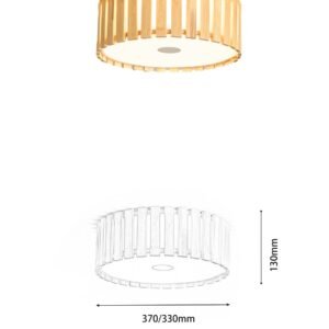 Rustic Bamboo and Rattan Art Lighting Fixtures, Creative Modern Ceiling Lights - Image 2