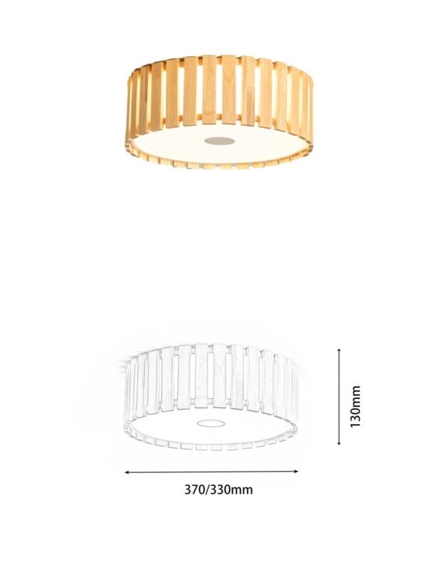Rustic Bamboo and Rattan Art Lighting Fixtures, Creative Modern Ceiling Lights - Image 2