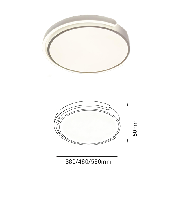 Modern Minimalist Ceiling Light - Image 5