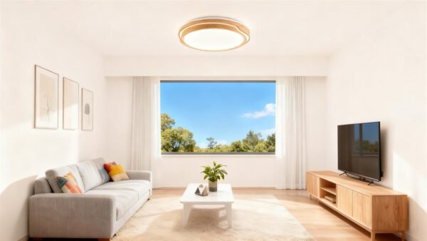 Modern Minimalist Eye-Protecting LED Ceiling Light - Image 1