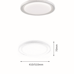 Circular Modern Minimalist Crystal Chandelier - Image 3