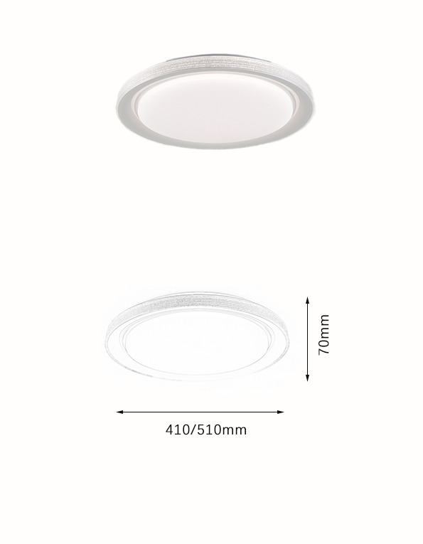 Circular Modern Minimalist Crystal Chandelier - Image 3