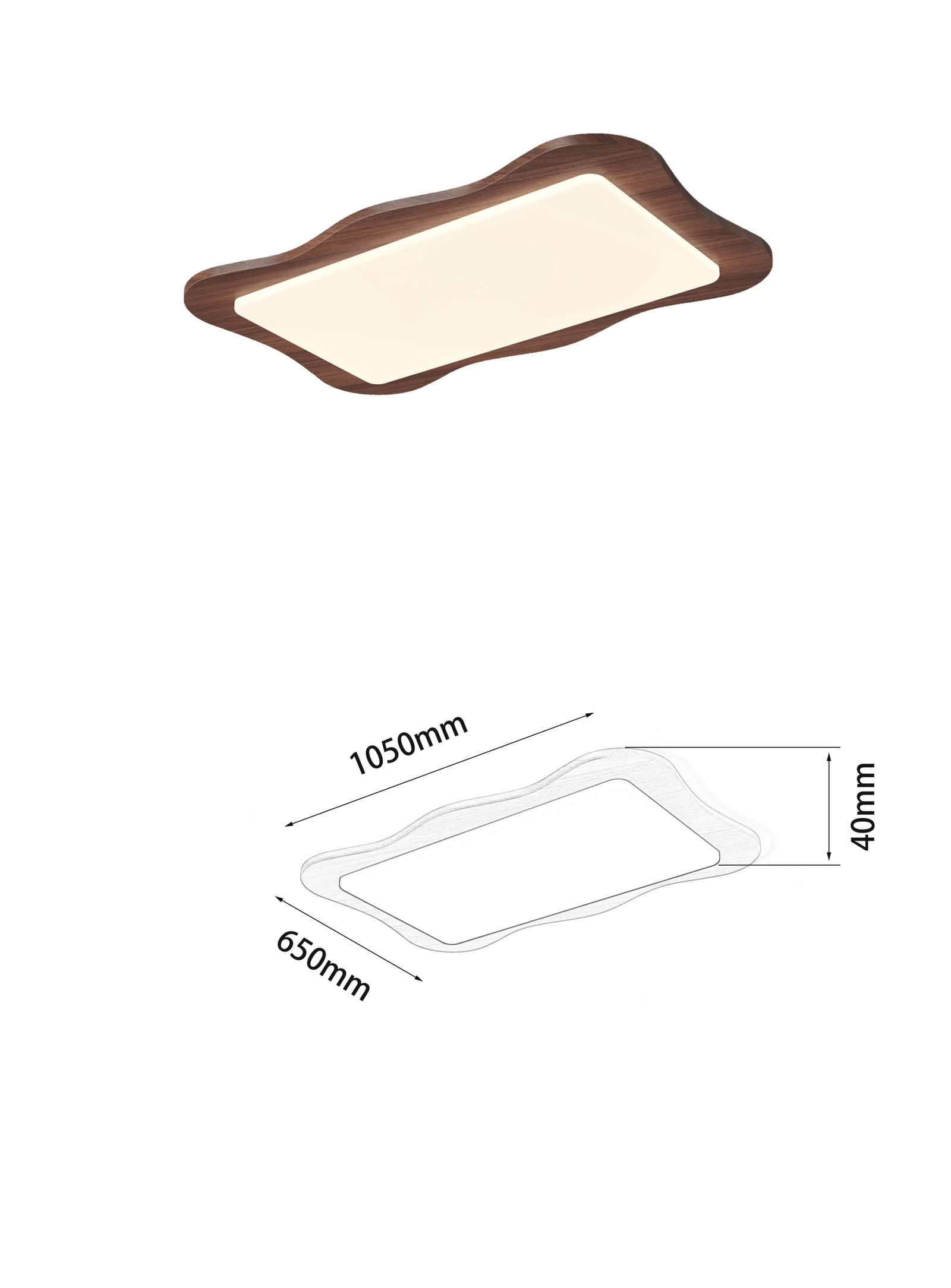 Vintage style ceiling light, retro living room/hall main light - Image 3