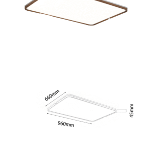 Full-spectrum eye-protecting retro living room main light, mid-range style ceiling light - Image 3