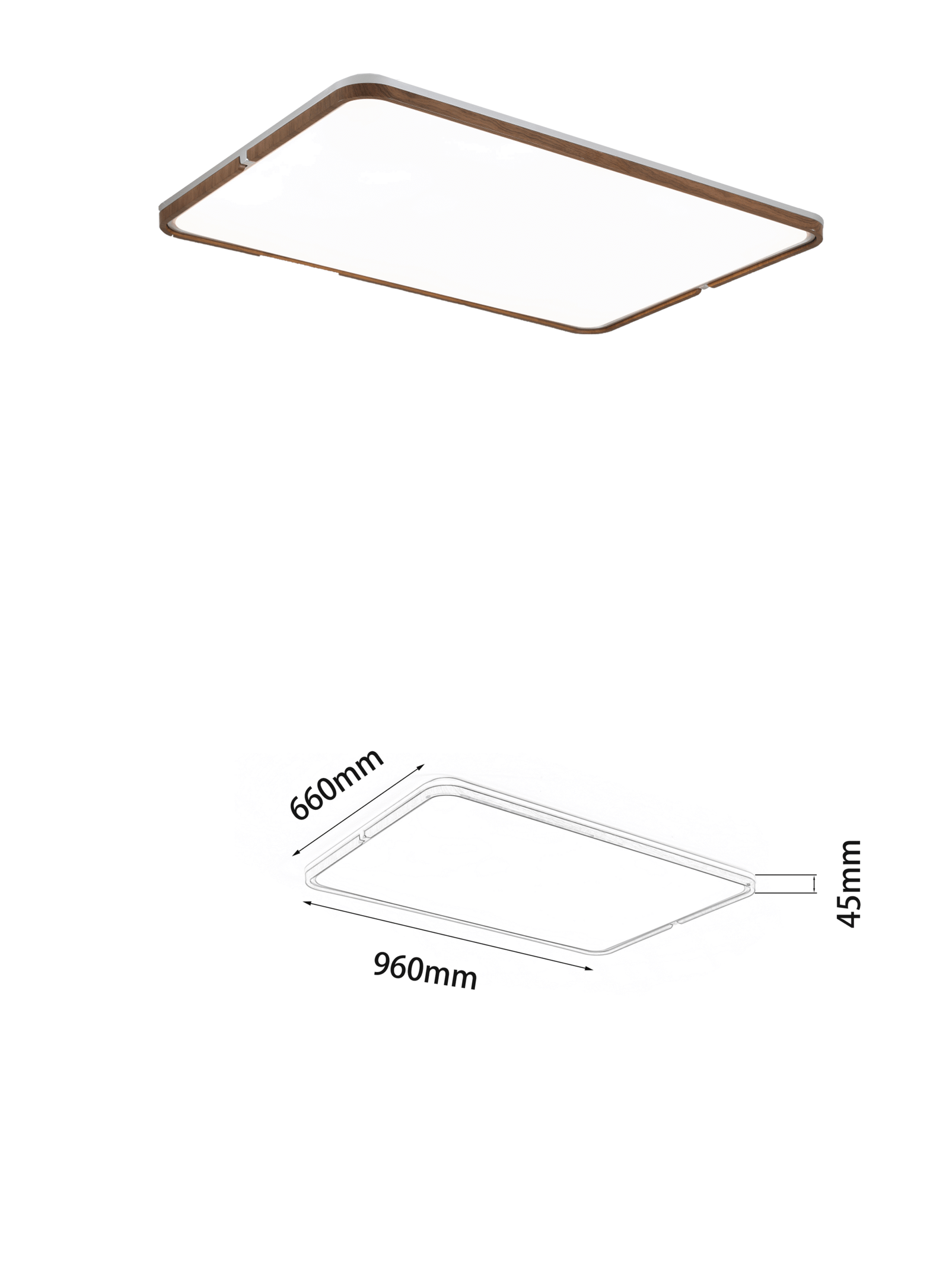 Full-spectrum eye-protecting retro living room main light, mid-range style ceiling light - Image 3