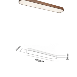 2025 New Chinese Minimalist Strip Ceiling Light for Hallways and Corridors - Image 3