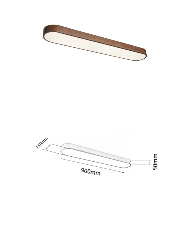 2025 New Chinese Minimalist Strip Ceiling Light for Hallways and Corridors - Image 3